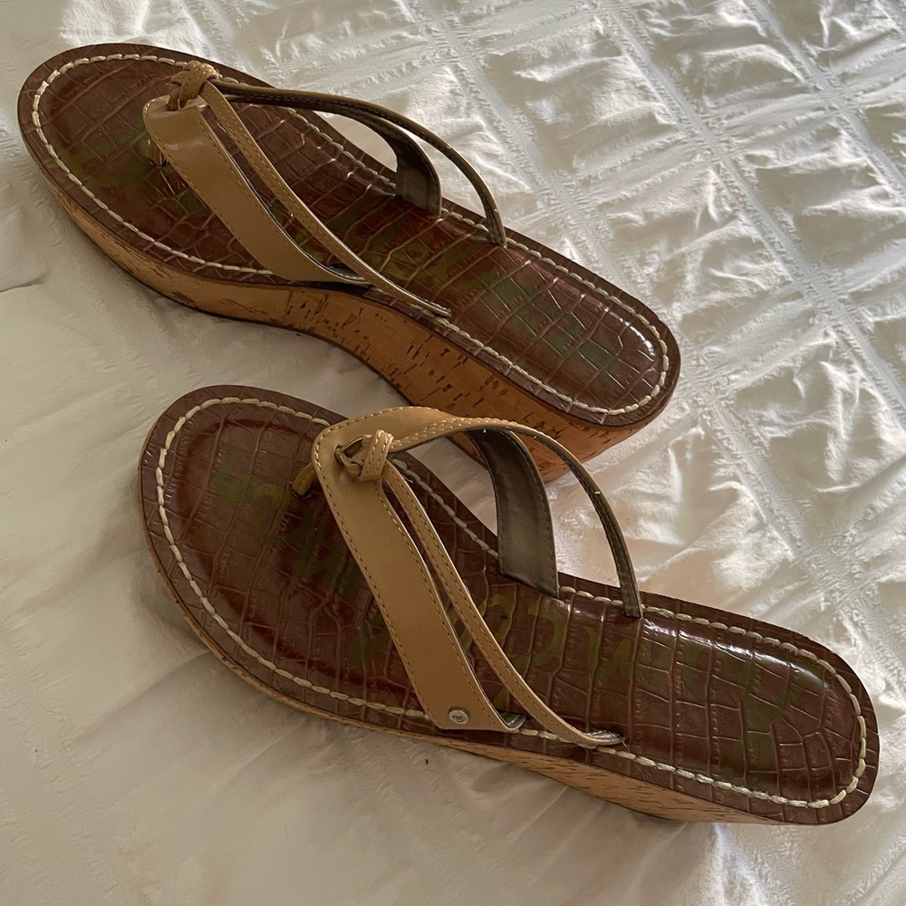 Sam Edelman Sz 8 Wedge Sandals